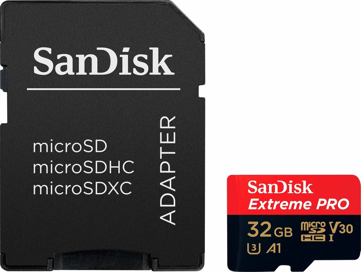 Bild 1 von Sandisk Extreme® PRO microSDHC™ UHS-I 32 GB Speicherkarte (32 GB, UHS Class 3, 100 MB/s Lesegeschwindigkeit)