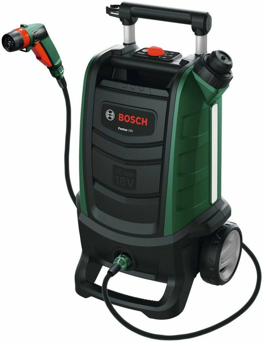 Bild 1 von Bosch Home & Garden Akku-Druckreiniger Fontus 18V, Druck max: 20 bar, Fördermenge max: 186 l/h, ohne Akku und Ladegerät
