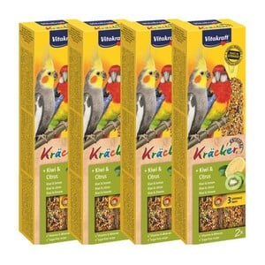 Vitakraft Großsittich Kräcker 4x2er Kiwi-Citrus