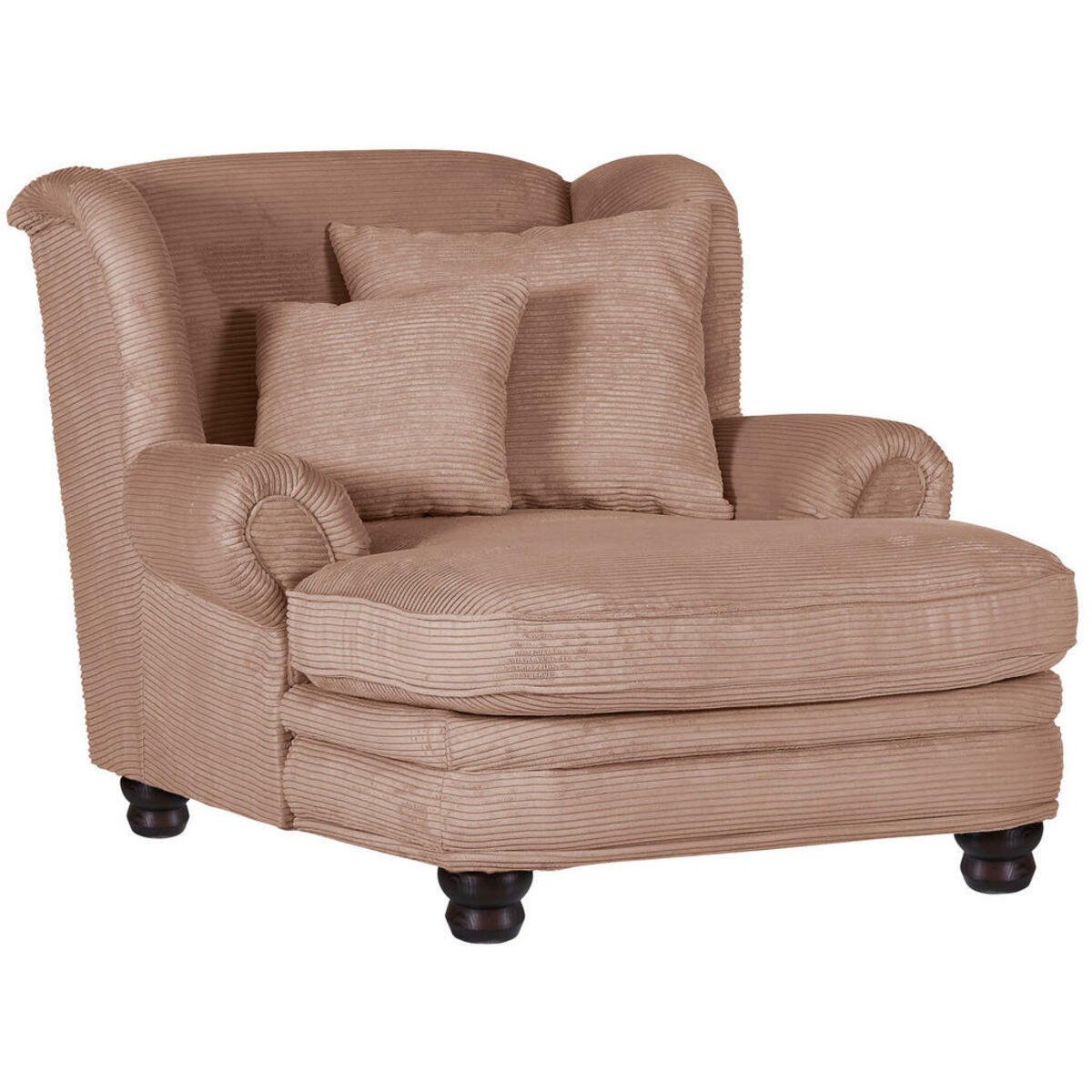 Bild 1 von Landscape Ohrensessel Chalet, Altrosa, Textil, 125x100x140 cm, Stoffauswahl, Wohnzimmer, Sessel, Ohrensessel