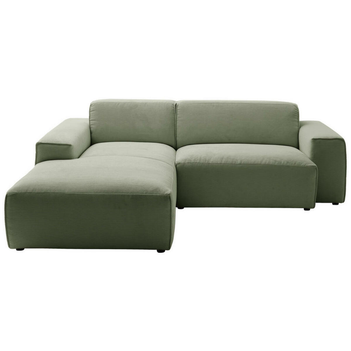 Bild 1 von Pure Home Lifestyle Ecksofa, Olivgrün, Textil, 3-Sitzer, Ottomane links, L-Form, 228x189 cm, Blauer Engel, Goldenes M, Oeko-Tex® Standard 100, DGM-Klimapakt, DGM-Emissionslabel, Typenauswahl, Leder
