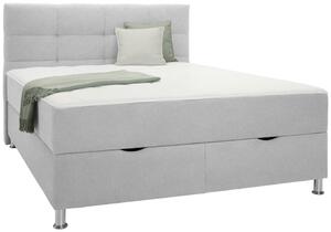 Boxbett Oviedo 180 in Hellgrau ca. 180x200cm, Hellgrau