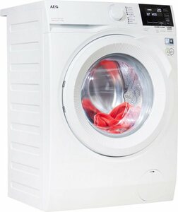 AEG Waschmaschine 6000 LR6A648, 8 kg, 1400 U/min, ProSense® Mengenautomatik​ - spart bis 40% Zeit, Wasser und Energie