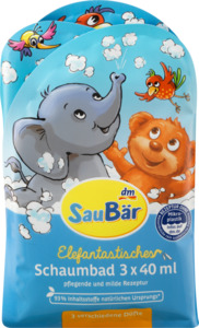SauBär Kinder Schaumbad Elefantastisch (3x40 ml)