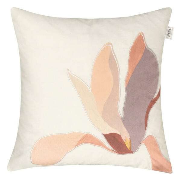 Bild 1 von Schöner Wohnen Kissenhülle Sw-Magnolia, Creme, Natur, Altrosa, Beige, Textil, Blume, 45 cm, hochwertige Qualität, Wohntextilien, Kissen, Kissenbezüge