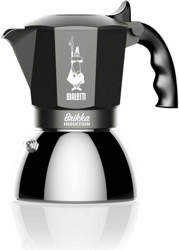 Bild 1 von BIALETTI Espressokocher Brikka, spülmaschinenfester Wasserkessel, 2-Schicht-Edelstahl, 4 Tassen