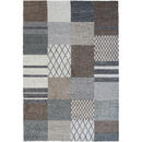 Bild 1 von Novel Webteppich Mehari, Creme, Grau, Grün, Textil, Patchwork, rechteckig, 80 cm, Oeko-Tex® Standard 100, für Fußbodenheizung geeignet, Teppiche & Böden, Teppiche, Moderne Teppiche