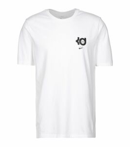 NIKE Kevin Durant Essential Logo Tee Herren Sport-Shirt mit Dri-FIT Basketball-Shirt DD0775-100 Weiß