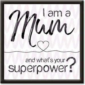 Artland Wandbild »Mama superpower«, Sprüche & Texte, (1 St.)