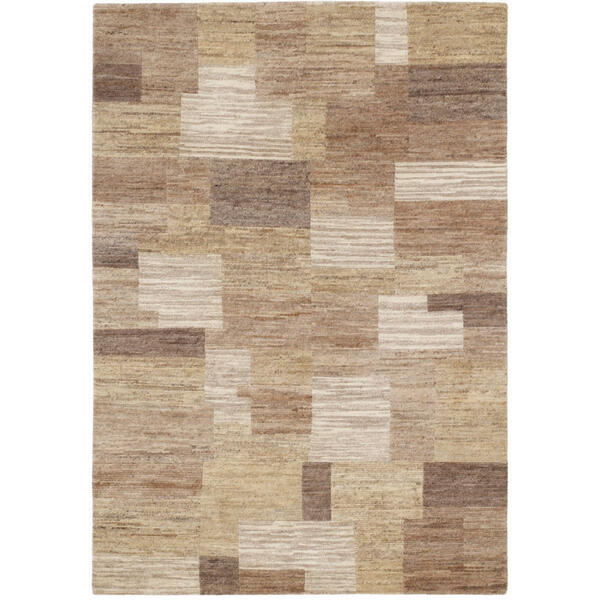 Bild 1 von Cazaris Wollteppich, Gelb, Textil, Karo, rechteckig, 120 cm, für Fußbodenheizung geeignet, Teppiche & Böden, Teppiche, Naturteppiche