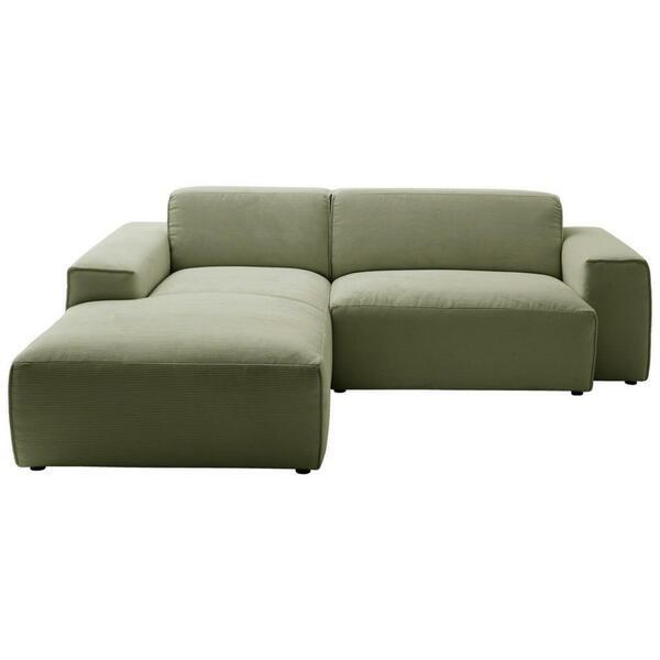 Bild 1 von Pure Home Lifestyle Ecksofa, Hellgrün, Textil, 3-Sitzer, Ottomane links, L-Form, 228x189 cm, Blauer Engel, Goldenes M, Oeko-Tex® Standard 100, DGM-Klimapakt, DGM-Emissionslabel, Typenauswahl, Leder