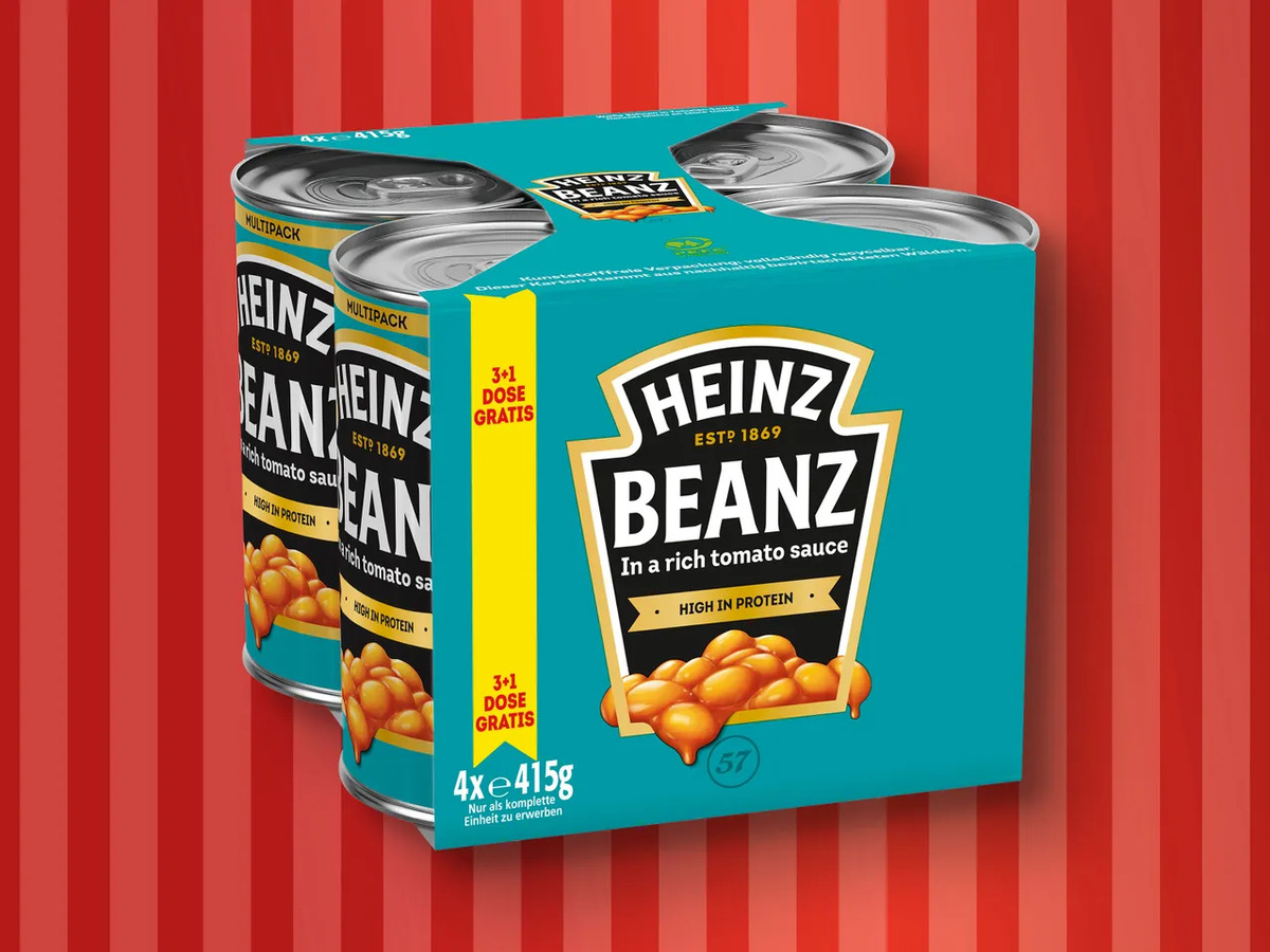 Bild 1 von Heinz Beanz, 
         4x 415 g