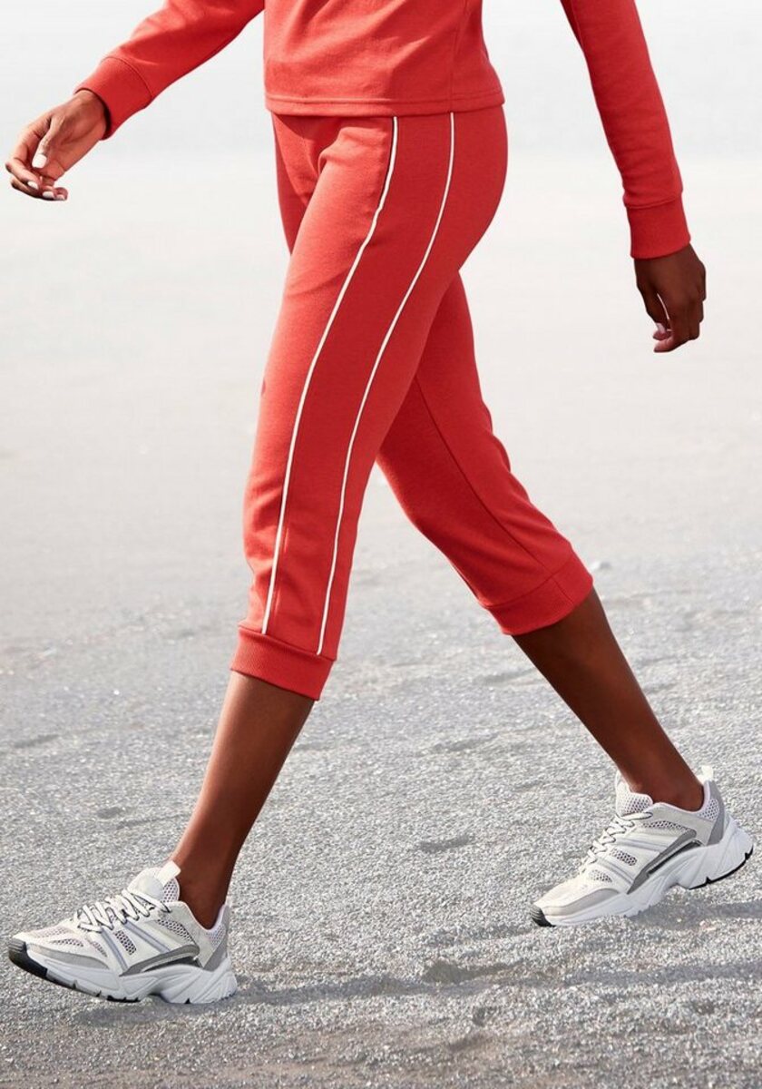 Bild 1 von H.I.S Caprihose mit seitlichen Piping, Loungeanzug, Rot