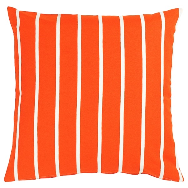 Bild 1 von NICKFIBBLA  Kissenbezug, orange weiß/Streifen 50x50 cm