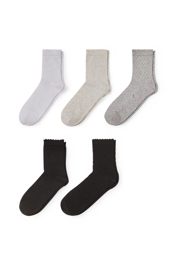 Bild 1 von C&A Multipack 5er-Socken, Weiß, Größe: 35-38