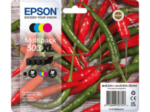 EPSON Epson 503XL Multipack - 4er-Pack Tintenpatrone Magenta, cyan, gelb, schwarz (C13T09R64010)