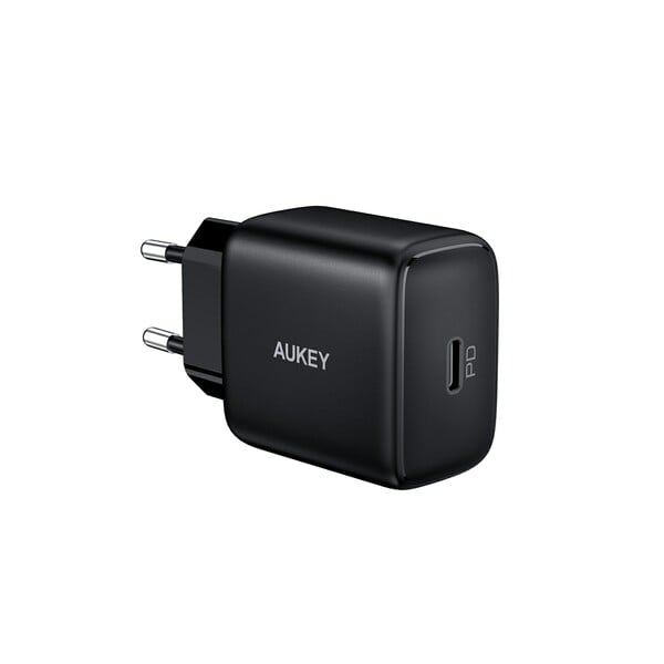 Bild 1 von AUKEY PA-R1-Bla Ladegerät MINI USB C 20 W, schwarze Farbe