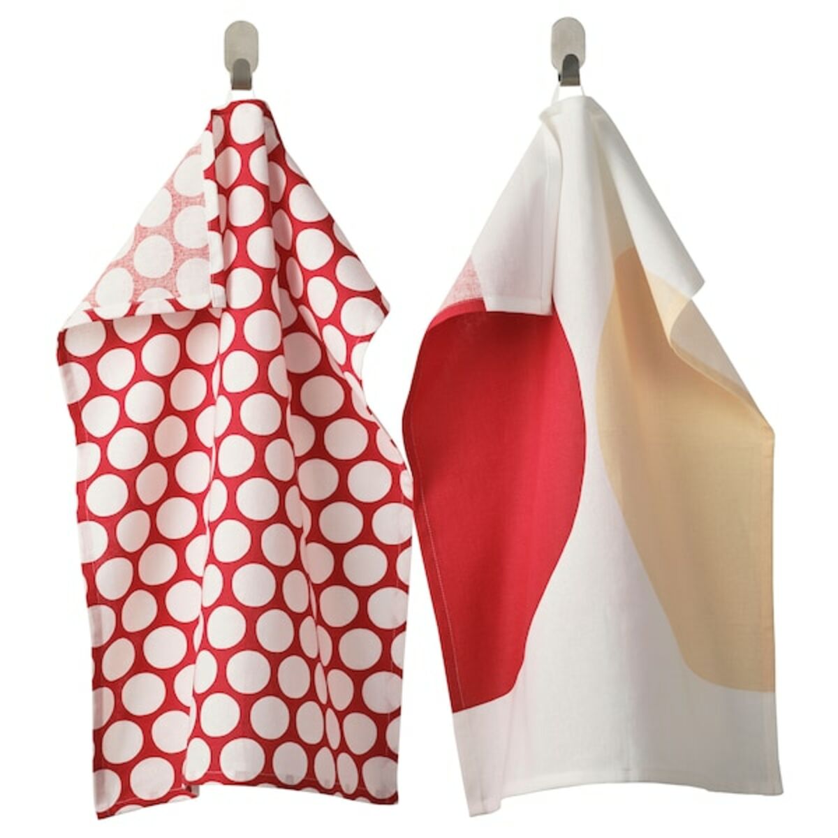 Bild 1 von SNÖKRABBA  Geschirrtuch, verschiedene Muster/bunt 45x60 cm