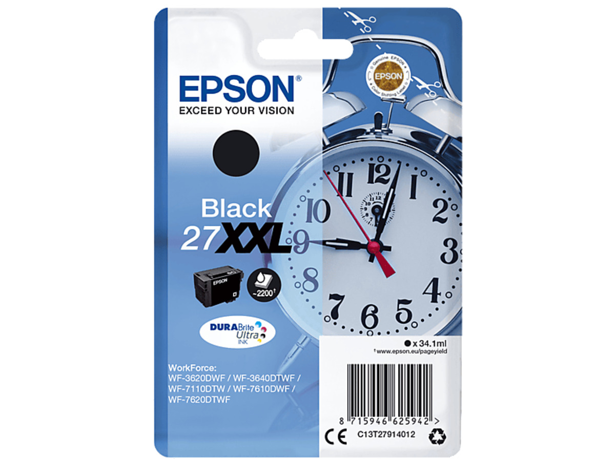 Bild 1 von EPSON Original Tintenpatrone Schwarz (C13T27914012)