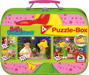 Schmidt Spiele Puzzle »Puzzlebox im Metallkoffer, Bibi Blocksberg™«, 320 Puzzleteile