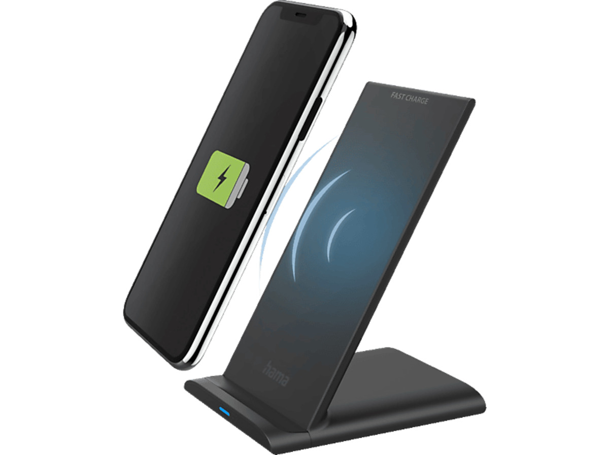 Bild 1 von HAMA Wireless Charger "QI-FC10S" Ladegerät Universal 10 Watt, Schwarz