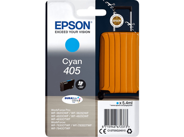 Bild 1 von EPSON 405 Original Tintenpatrone Cyan (C13T05G24010)