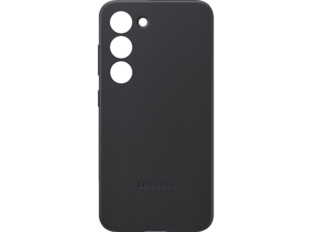 Bild 1 von SAMSUNG Leather Case, Backcover, Samsung, Galaxy S23, Black