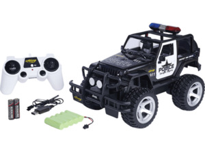 CARSON 1:12 Jeep Wrangler Police 2.4G 100% RTR R/C Spielzeugauto, Mehrfarbig