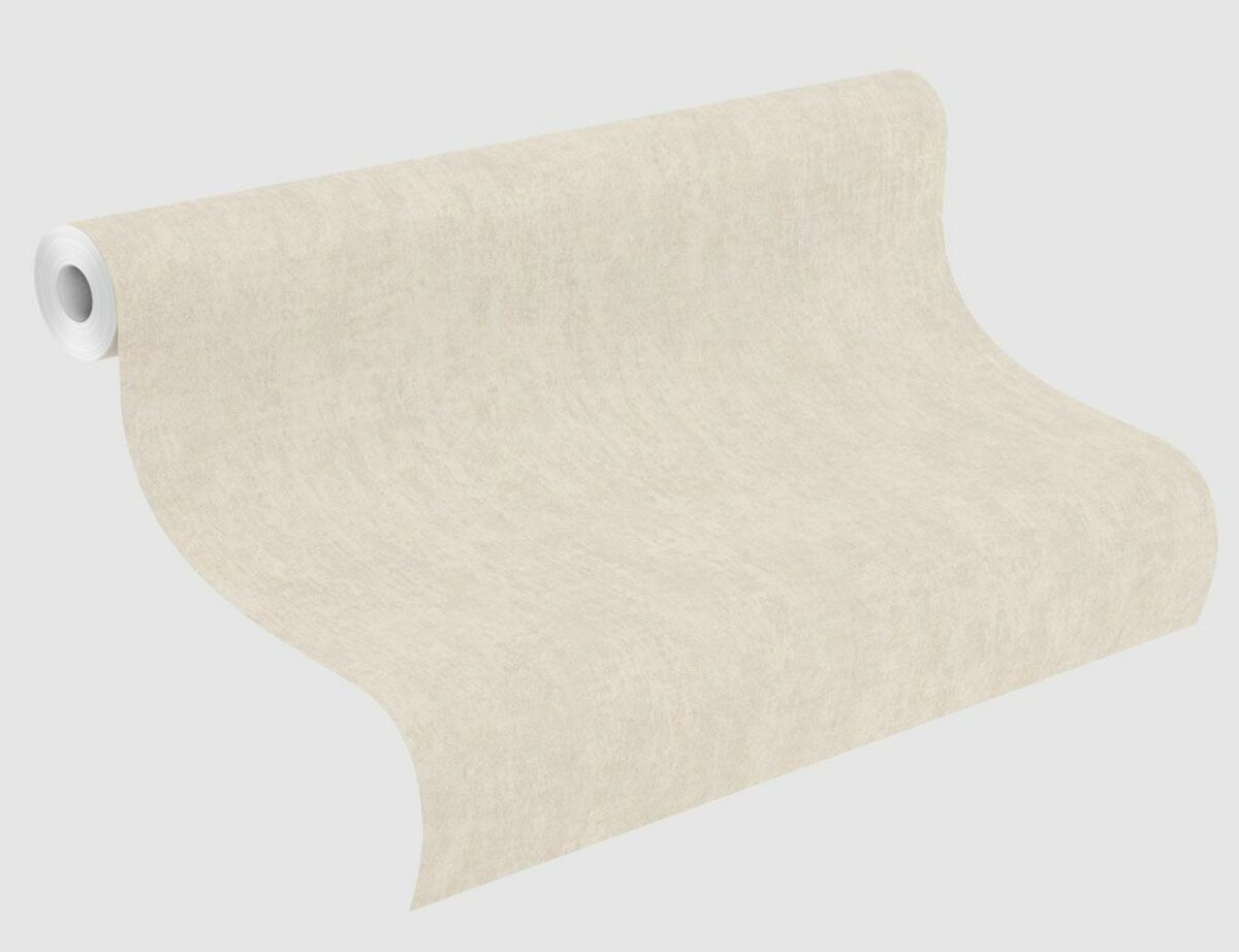 Bild 2 von Papiertapete Uni Beige