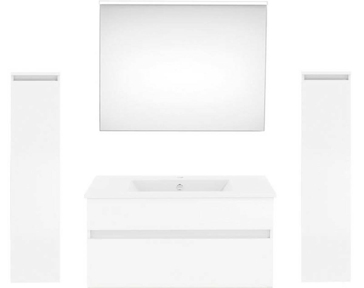 Bild 1 von Puris Badkombination GET2YOU 21, Holznachbildung