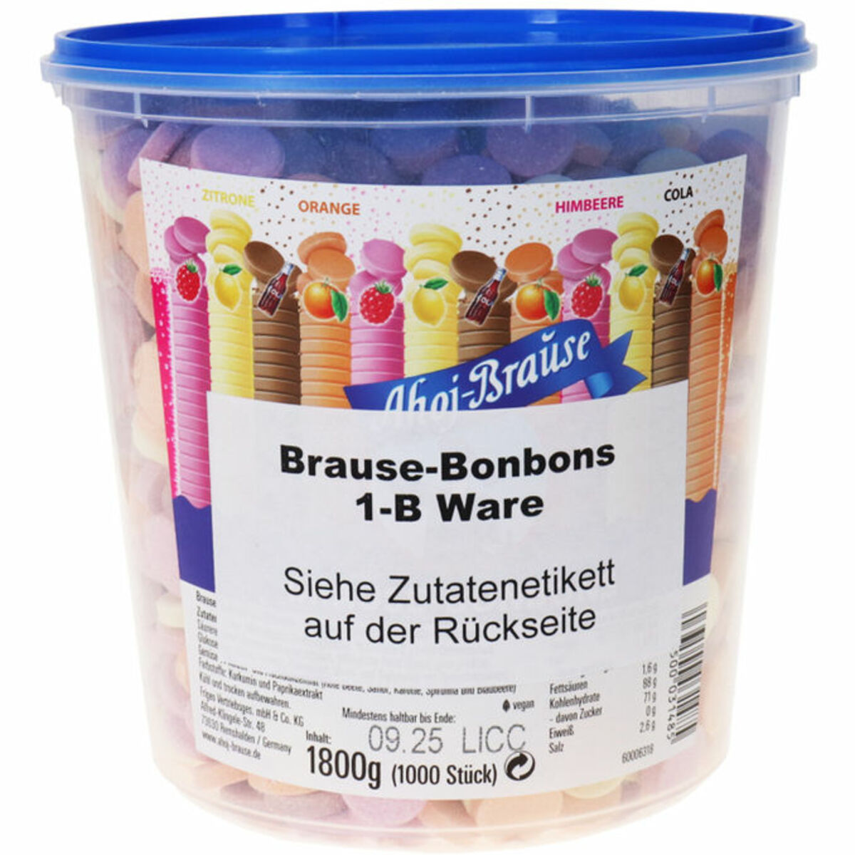 Bild 1 von Ahoj Brause Brausebonbons Dose