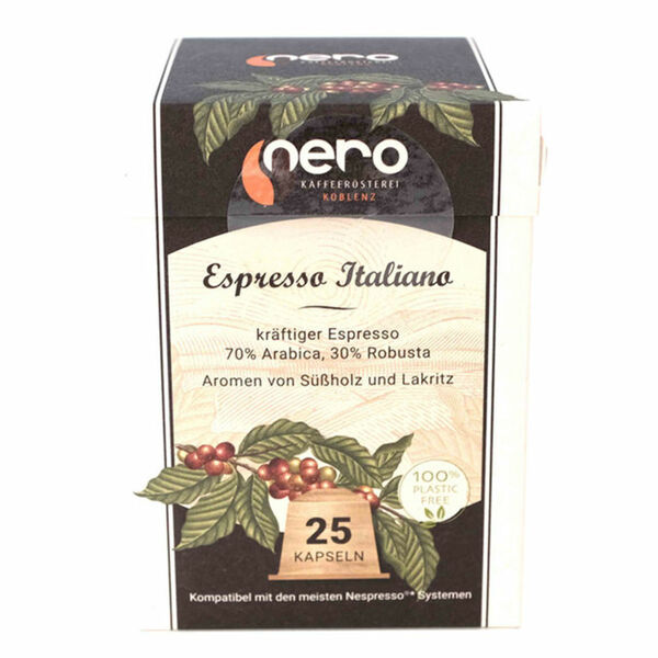 Bild 1 von Nerokaffee Espresso Italiano (25 Kapseln)