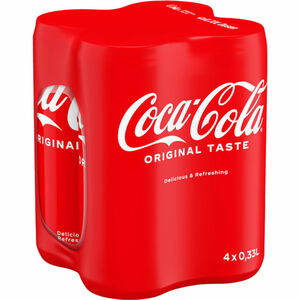 Coca-Cola Coca Cola, 4er Pack (EINWEG) zzgl. Pfand