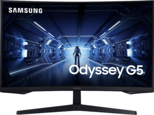 SAMSUNG Odyssey G5 (C32G54TQBU) 32 Zoll WQHD Gaming Monitor (1 ms Reaktionszeit, 144 Hz)
