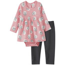 Bild 1 von Winnie Puuh Bodykleid und Leggings im Set ROSA / DUNKELGRAU