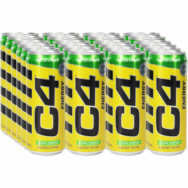 Bild 1 von C4 Energy Energydrink Zitrone Limette, 24er Pack