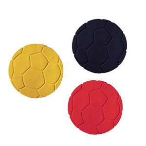 toom Mini Duscheinlage 'Fußball Deutschland' XXS schwarz/rot/gelb Ø 10 cm 6 Stück
