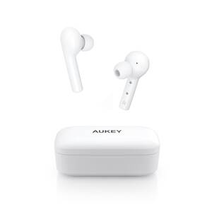 AUKEY »EP-T21« Bluetooth-Kopfhörer (True Wireless Earbuds, 25 Stunden Spielzeit mit Lade-Case, Bluetooth 5, Berührungssteuerung, Automatische Pairing, Integriertem Mikrofon)