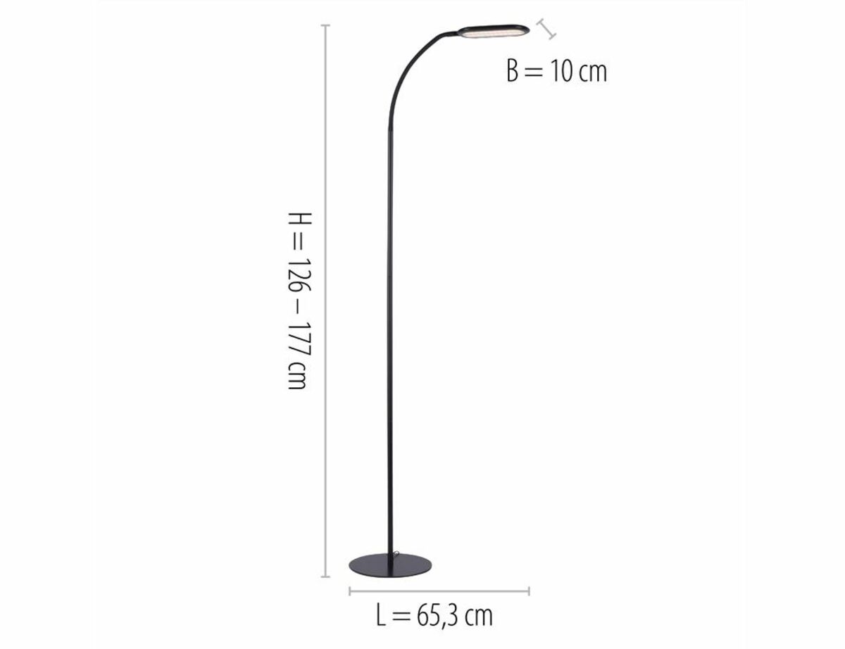 Bild 2 von Stehleuchte LED Dimmer Schwarz