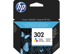 HP 302 Tintenpatrone Cyan/Magenta/Gelb (F6U65AE)