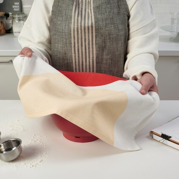 Bild 2 von SNÖKRABBA  Geschirrtuch, verschiedene Muster/bunt 45x60 cm