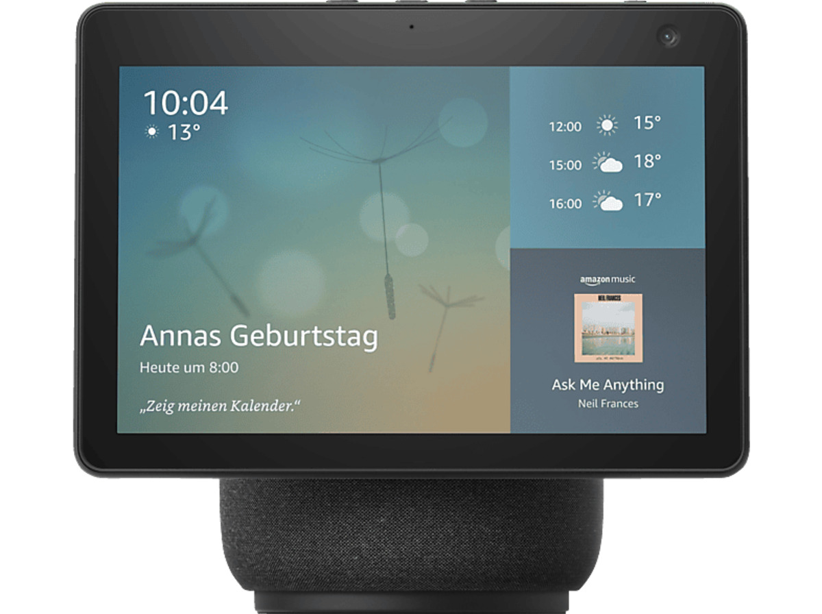 Bild 1 von AMAZON Echo Show 10 Smart Speaker, Anthrazit