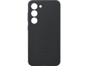 SAMSUNG Leather Case, Backcover, Samsung, Galaxy S23, Black