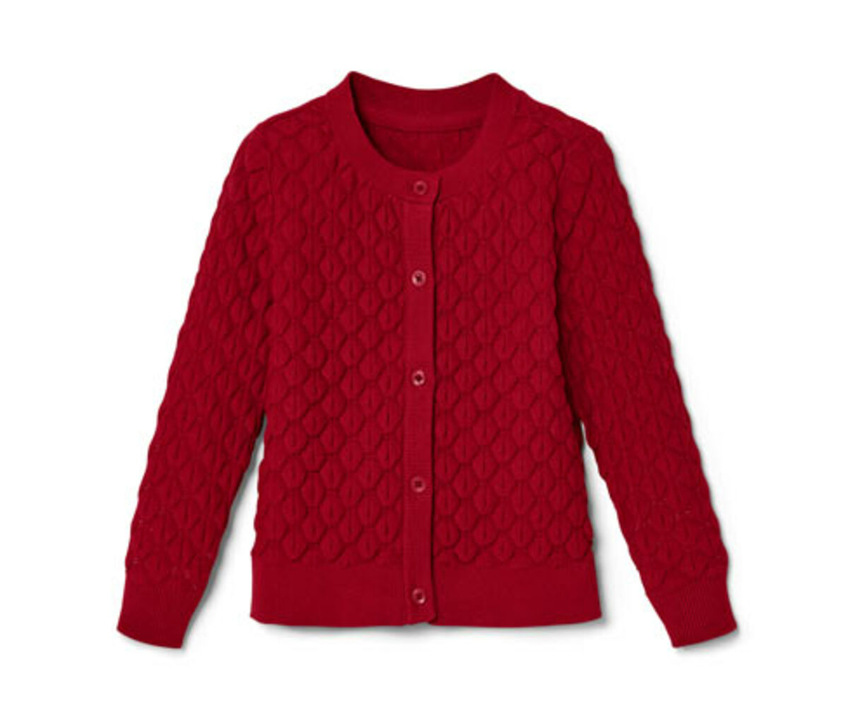 Bild 1 von Kleinkind-Strickjacke, rot