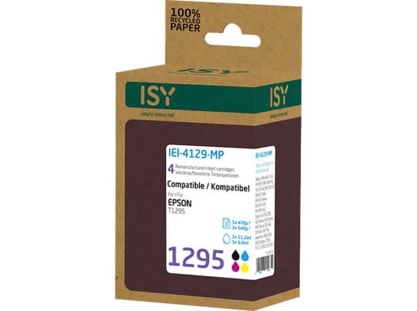 Bild 1 von ISY IEI-4129-MP Tintenpatrone Mehrfarbig (EPSON T1295 Multipack)