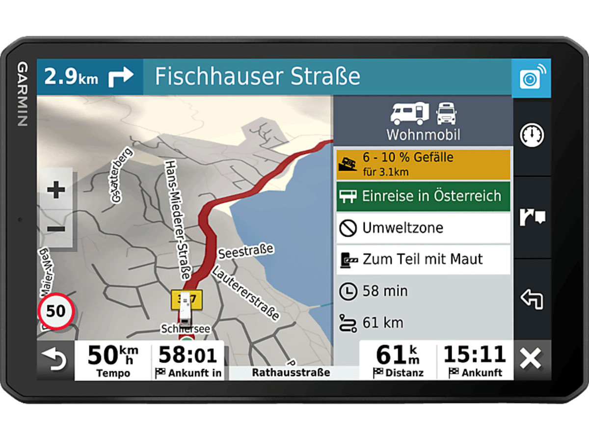 Bild 1 von GARMIN Camper 890 MT-D EU Navi Camping Europa