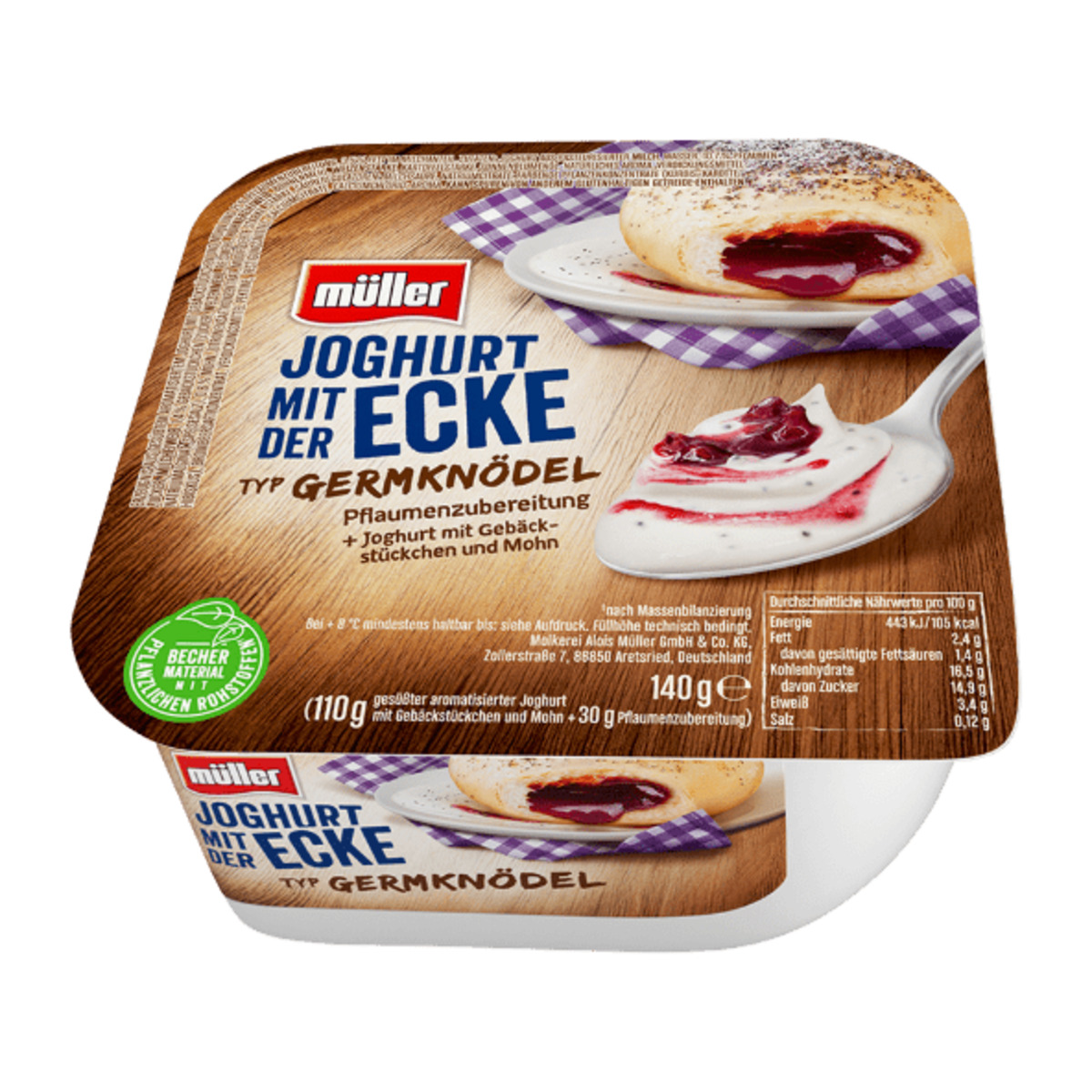 M Ller Joghurt Mit Der Ecke Von Aldi Nord F R Ansehen