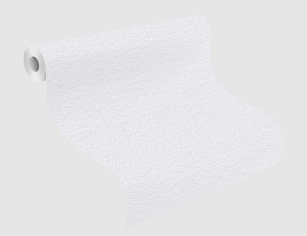 Bild 2 von Papiertapete Uni Weiß