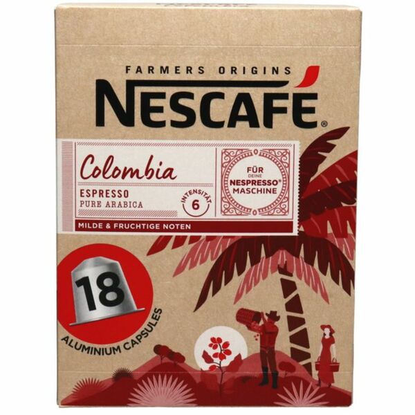 Bild 1 von Nescafé Colombia Espresso (18 Kapseln)