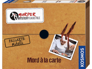 KOSMOS Murder Mystery Case File - Mord à la carte Gesellschaftsspiel Mehrfarbig